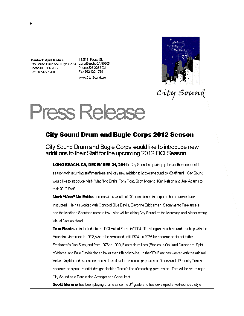 City Sound Press Release 2012 Staff.gif